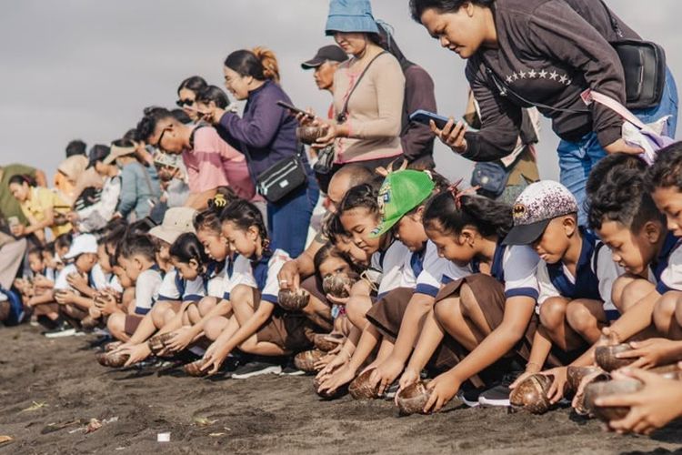 Pertamina Dampingi Warga Bali Konservasi Penyu, Ribuan Tukik Dilepasliarkan