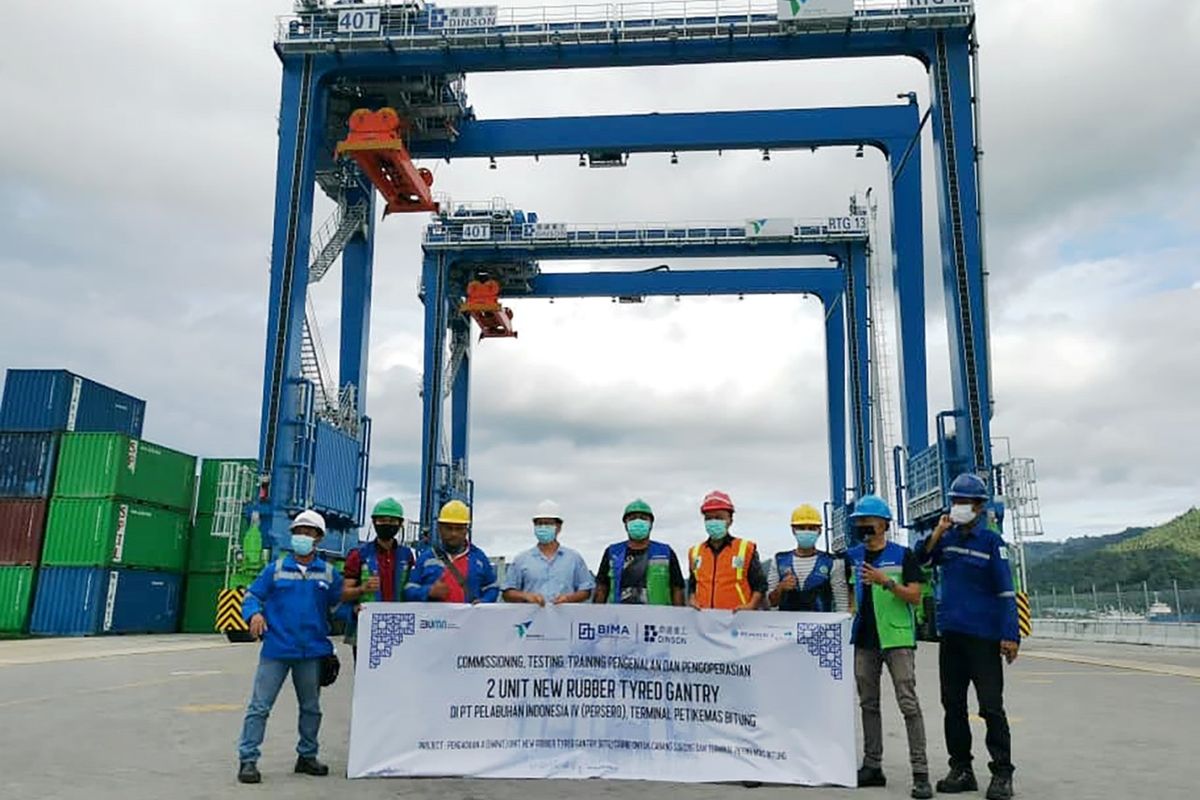 Pelindo Petikemas memastikan bahwa RTG jatuh yang ada di TPK Bitung berada dalam kondisi baru.