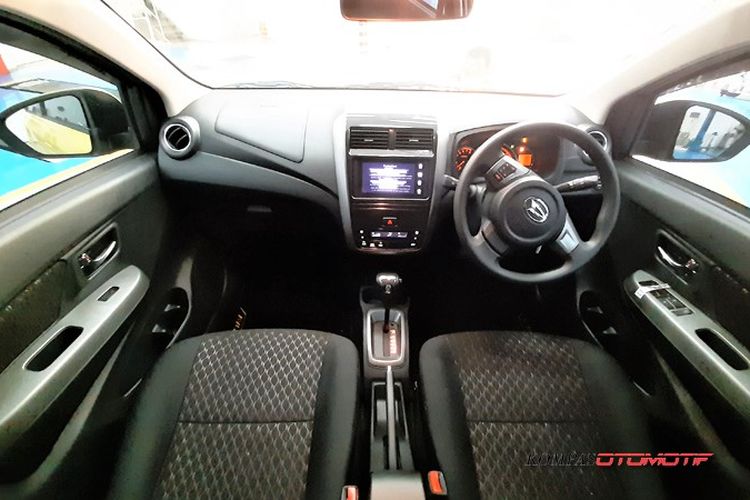 Interior Daihatsu Ayla Facelift 2020 (Kompas.com)