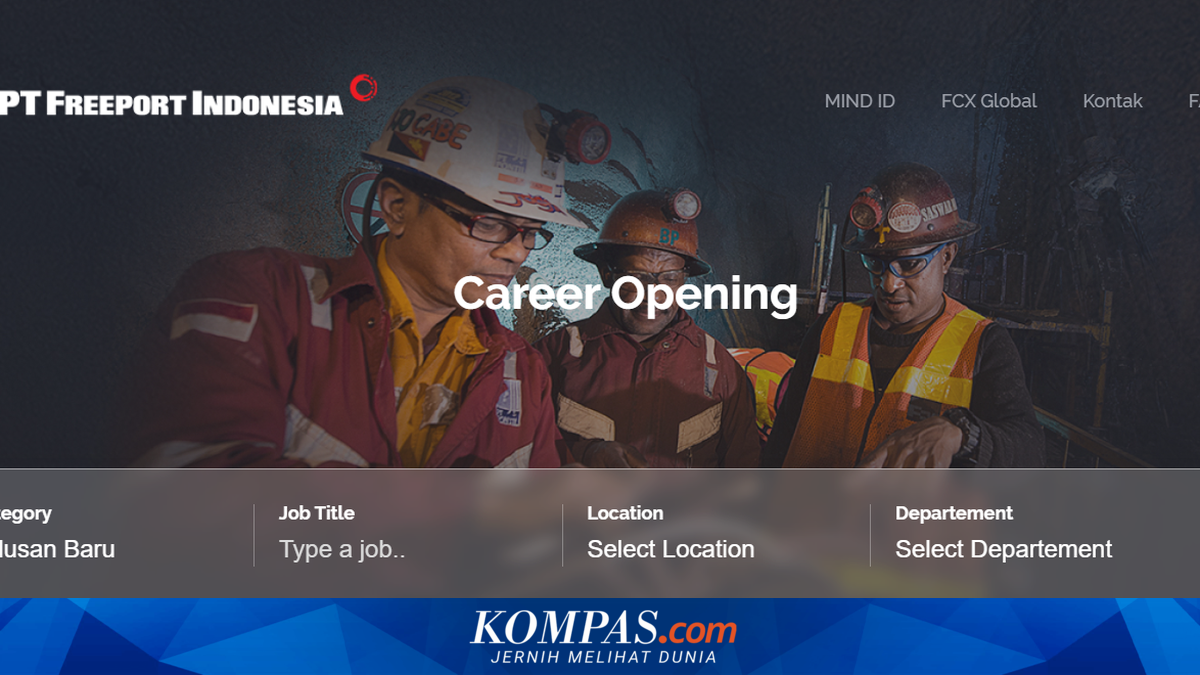 Freeport Buka 38 Lowongan Kerja untuk 
