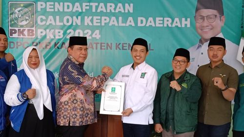 Wakil Bupati Kendal Daftar Bacabup lewat PKB, Ini Harapannya...