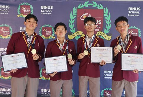 Inovasi Deteksi Polusi Udara, Siswa BINUS SCHOOL Semarang Raih Emas di IRPrO 2025
