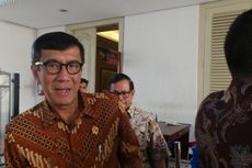 Pramono Anung dan Yasonna Laoly Temui Presiden Jokowi