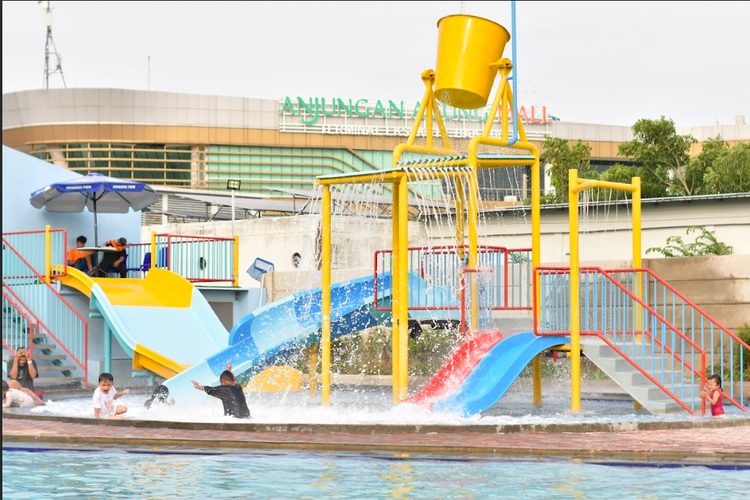 Salah satu wahana di Krakatau Park di Lampung, theme park yang menawarkan 21 wahana edukasi dan permainan
