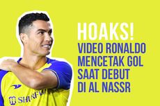 INFOGRAFIK: Hoaks, Video Ronaldo Cetak Gol Saat Debut di Al Nassr