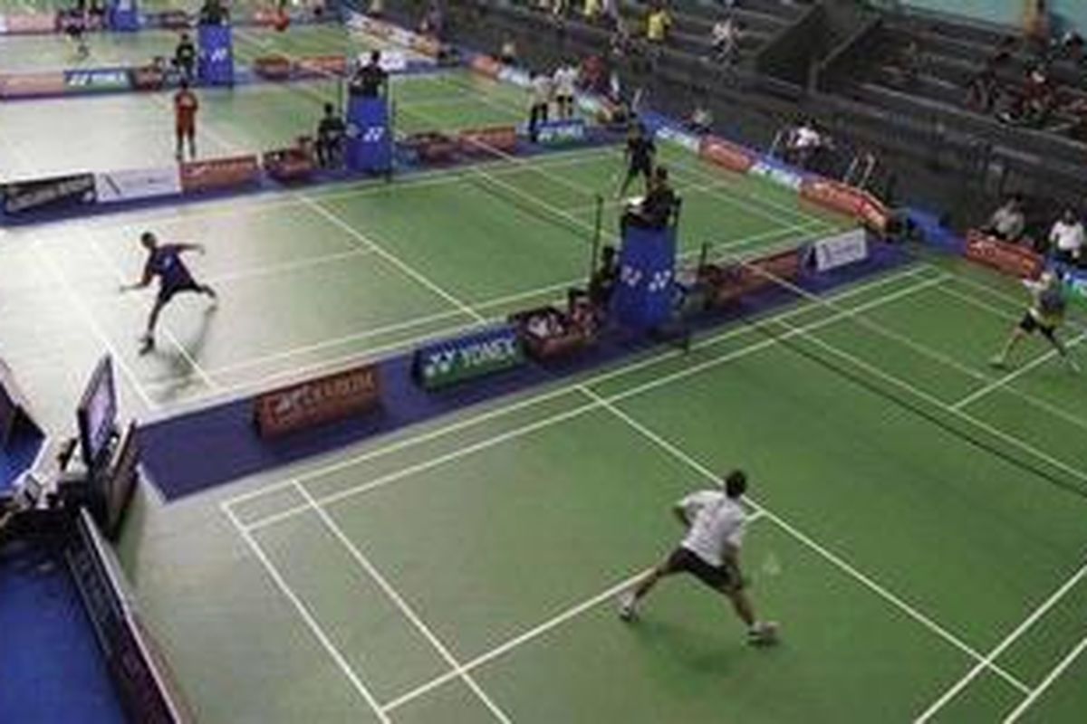 ILUSTRASI bulutangkis 