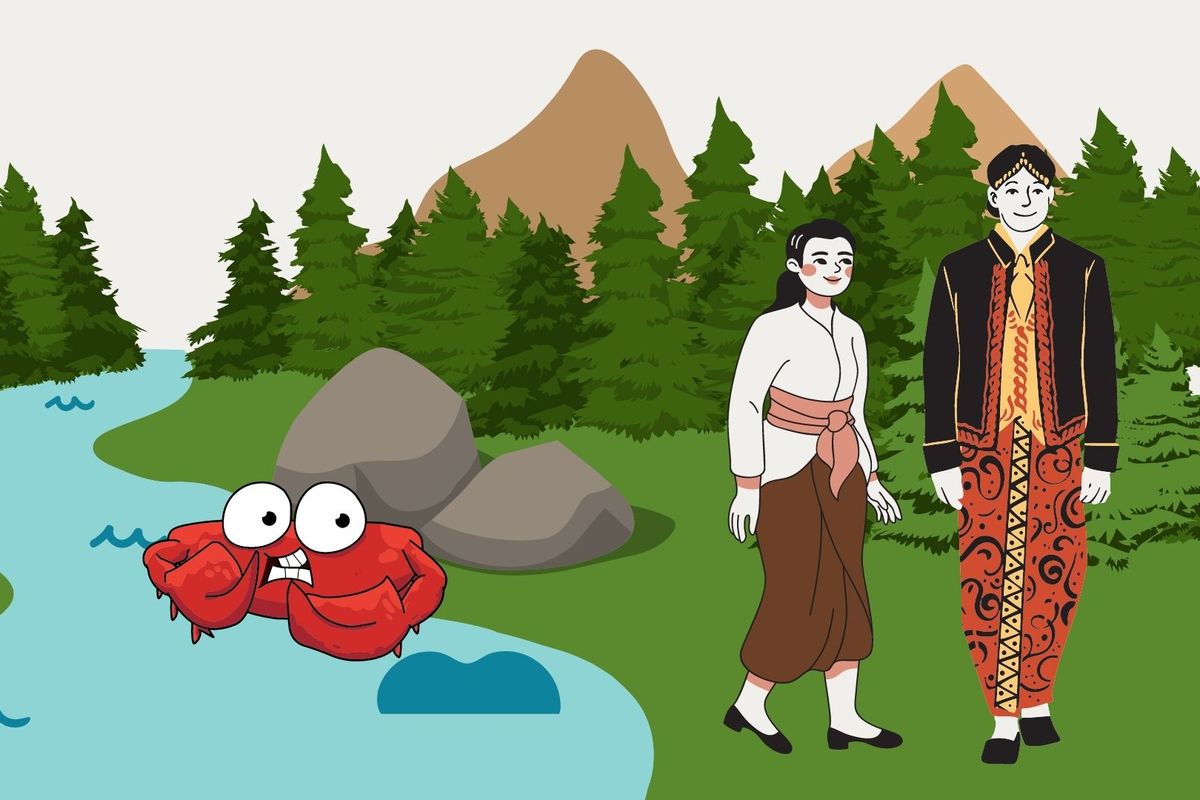 Cerita rakyat Ande Ande Lumut.