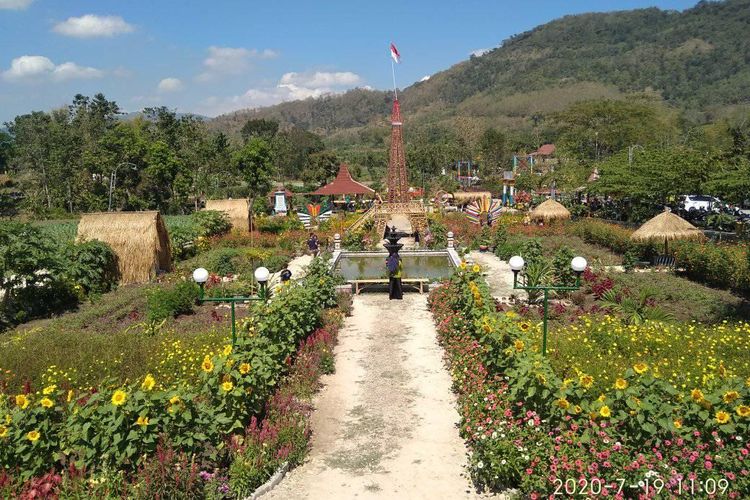 Suasana Sumorobangun Flowers di Ponorogo, Jawa Timur