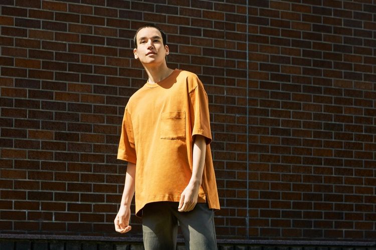 T-shirt Oversized Crew Neck lengan pendek