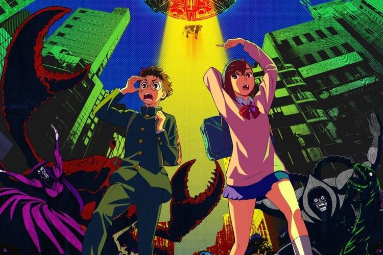 Poster resmi anime Dandadan, direncanakan tayang 2024 mendatang.