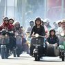 Peringati Hari Kartini, Ratusan Perempuan Berkebaya Ikut Tur Vespa di Kediri