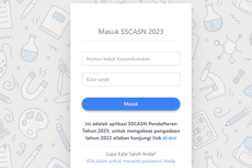 Lupa Password Akun SSCASN untuk Daftar CPNS dan PPPK 2023? Ini Solusinya