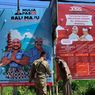 Satpol PP Buleleng Copot Baliho Kampanye yang Langgar Zonasi