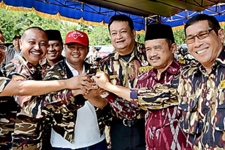 Bupati Tasikmalaya Uu Ruzhanul Ulum menghadiri ulang tahun GM FKPPI Kabupaten Tasikmalaya ke-39