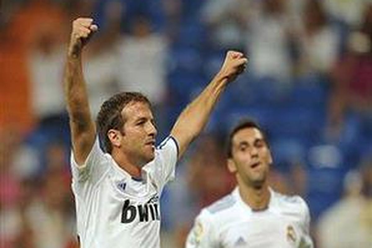 Gelandang Real Madrid, Rafael van der Vaart.