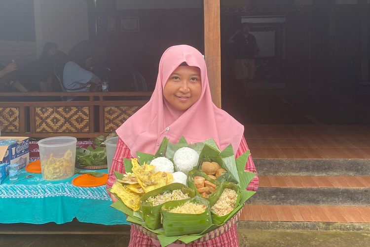 Nasi Nuk Santri di Desa Wisata Purwosari, Kulon Progo. 