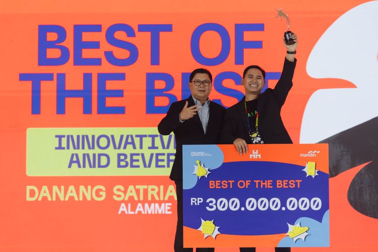 Alamme berhasil menyabet gelar ?Best of The Best? pada ajang Wirausaha Muda Mandiri (WMM) 2024.