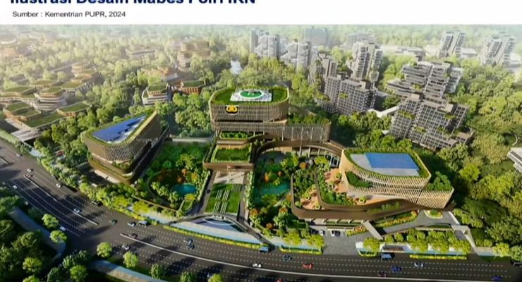 Ini Desain Mabes Polri IKN, Mirip Hotel di Nusa Dua Bali