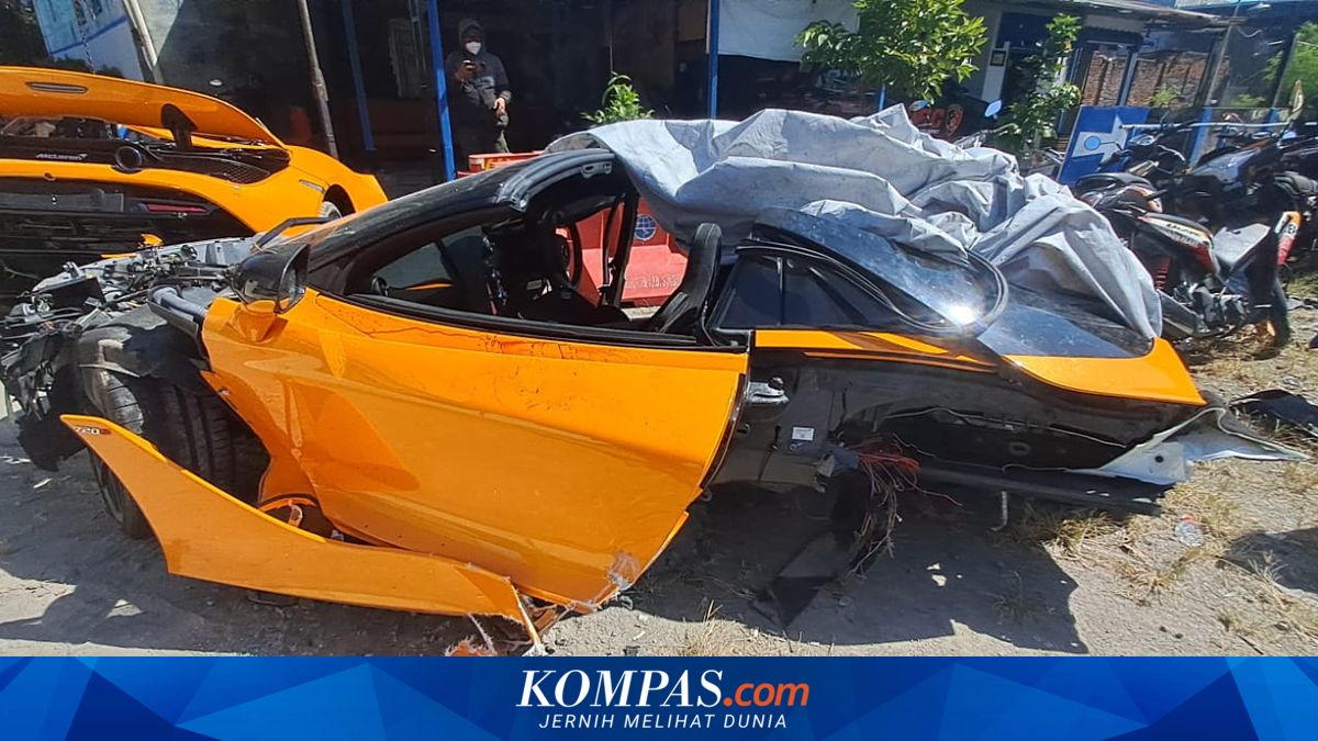 McLaren Terbelah Dua di Sukoharjo Baru Dibeli 3 Bulan, Dikemudikan YouTuber Andra ST