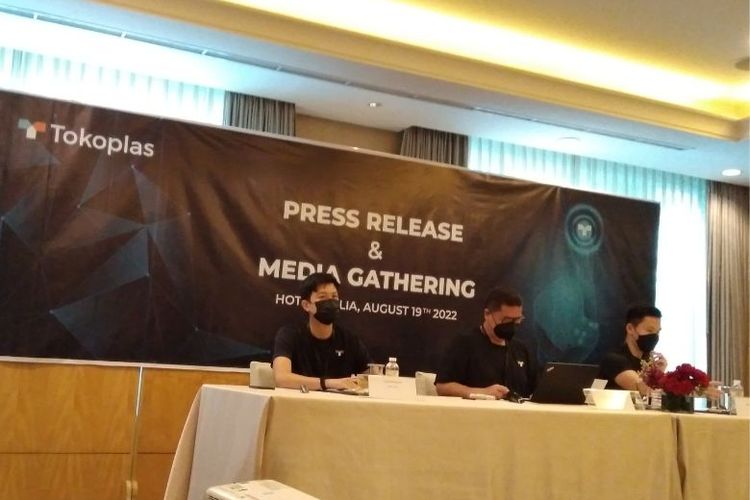 Press release dan media gathering Customer Loyalty Program perioder 2022-2023 Tokoplas di Hotel Mulia, Jakarta, Jumat (19/8/2022)