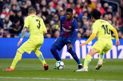 Hasil Babak Pertama Barcelona Vs Getafe, El Barca Unggul Dua Gol