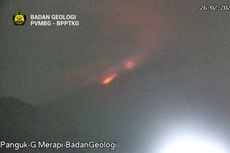 Dalam 6 Jam, Gunung Merapi Keluarkan 6 Kali Guguran Lava Pijar dan 1 Kali Awan Panas