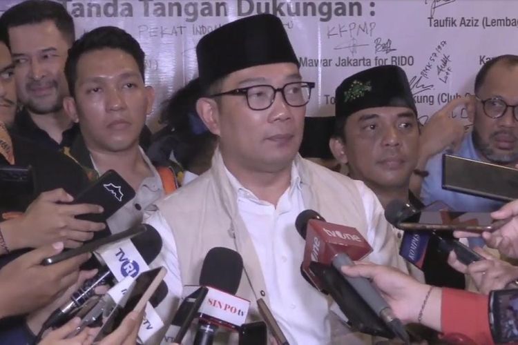 Ridwan Kamil: Tidak Ada Angka Spesial dalam Pengambilan Nomor Urut Pilgub Jakarta 2024