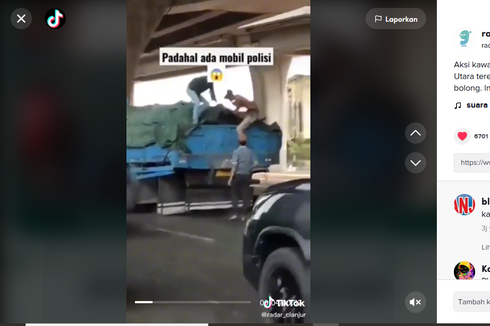 Bajing Loncat Beraksi Siang Hari di Tanjung Priuk, Gasak Truk Muatan Besi