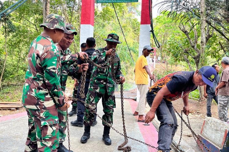 Warga Pertanyakan Anggaran Jembatan Pongpet, Dandim: Masih Dihitung