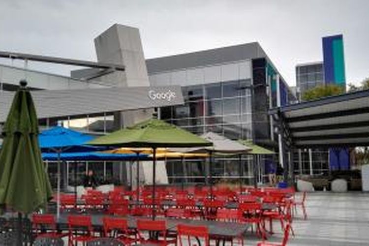 Kantor pusat Google di Mountain View, California. 