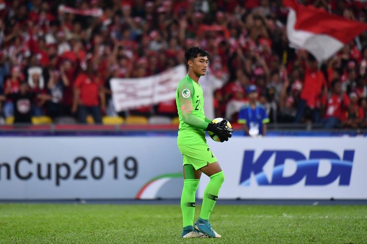 Ernando Ari Sutaryadi, kiper Timnas U-16 Indonesia. 