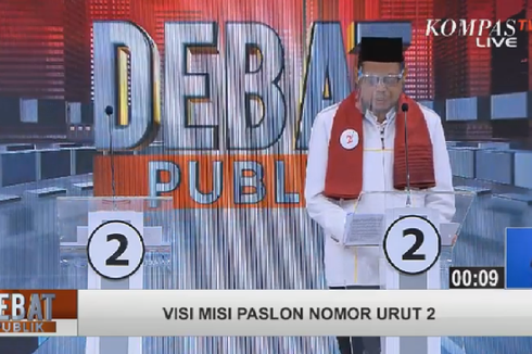 Imam Pamer Alpukat dan Belimbing Saat Debat Kandidat Pilkada Depok