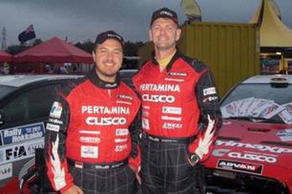 Rifat Sungkar (kiri) dan Scott Beckwith (kanan) di APRC seri Jepang