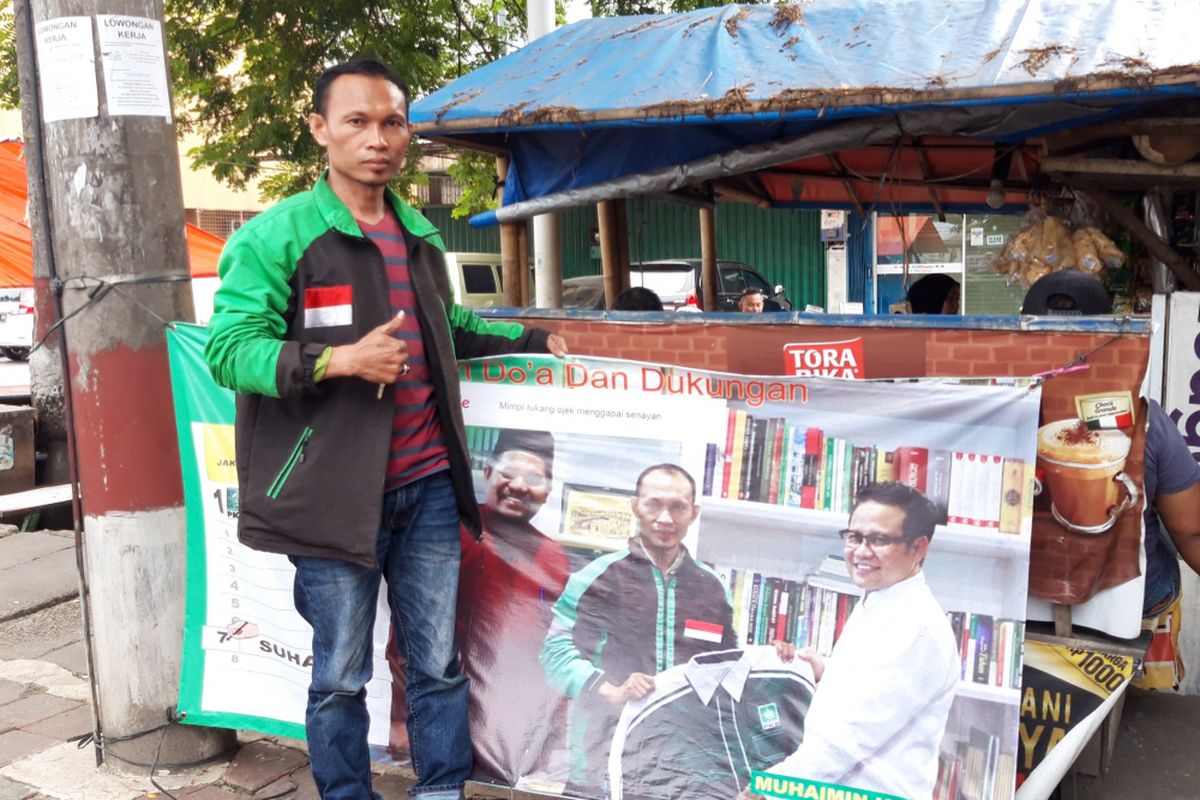 Suhandi, pengendara ojek online yang jadi caleg DPR RI dari PKB