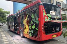 Bus Trans Semanggi di Surabaya Keluarkan Asap, Ada Masalah di Rem