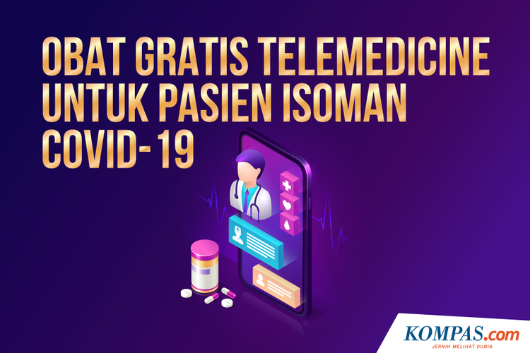 Obat Gratis Telemedicine untuk Pasien Isoman Covid-19