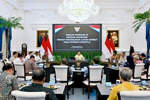 4 Jam Prabowo Berdiskusi dengan Pakar soal Karhutla dan Gambut