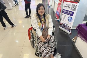 Kena Stroke, Fina Datang Sendiri dengan Kursi Roda Cari Kerja di Job Fair: Keterbatasan Bukan Akhir