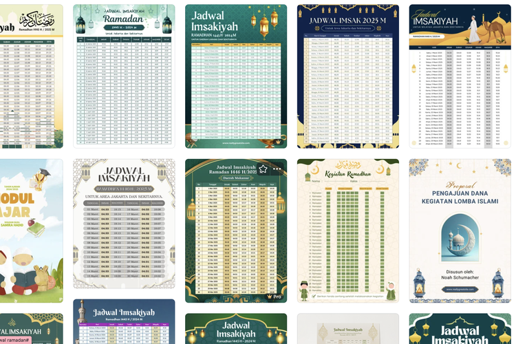 Cara Buat Jadwal Ramadhan Maghrib dan Imsakiyah Digital di Canva