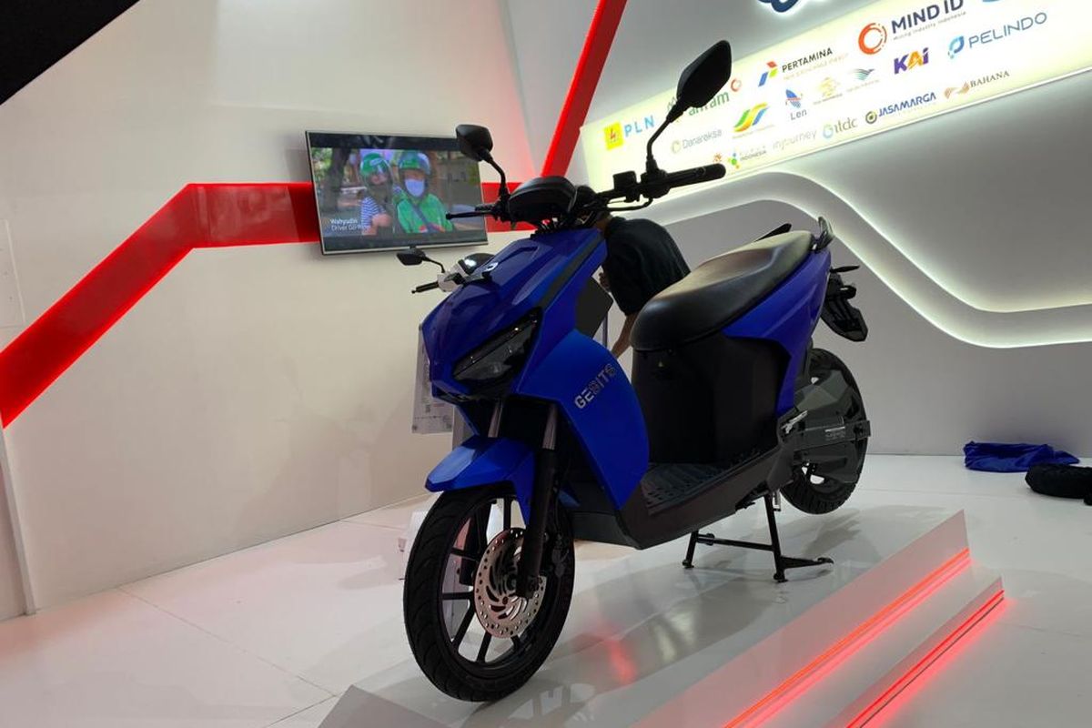 Motor listrik Gesits di IIMS 2023