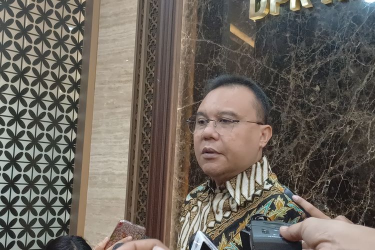 Wakil Ketua DPR RI Sufmi Dasco Ahmad di Kompleks Parlemen, Jakarta, Kamis (5/6/2025).