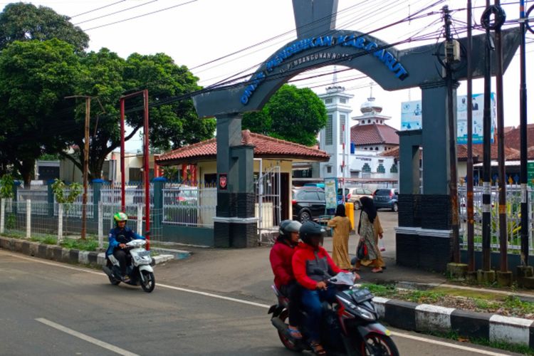 Kantor Dinas Pendidikan Kabupaten Garut di Jalan Prmbangunan, Sukagalih Kecamatan Tarogong Kidul, Rabu (11/05/2022)