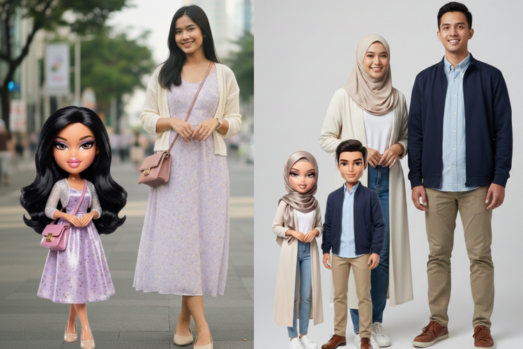 5 Prompt AI Viral untuk Ubah Foto Jadi Boneka Bratz yang Glamor dan Estetik, Hasilnya Super Slay!