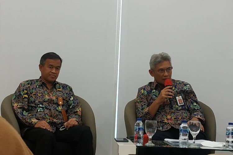Direktur Jenderal Bina Marga PUPR Hedy Rahadian dalam diskusi di Persroom Kementerian PUPR, Jakarta, Rabu (8/2/2023).