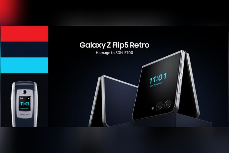 Edisi spesial dan terbatas Samsung Galaxy Z Flip 5 Retro diumumkan, bakal dijual di Korea Selatan, Inggris, Jerman, Spanyol, Australia, Perancis.