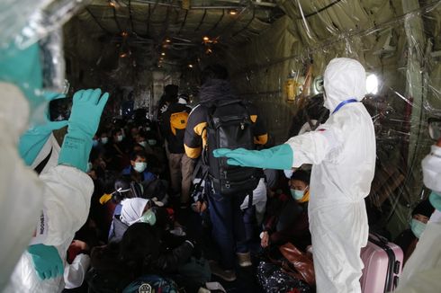 Hanya 238 WNI Dievakuasi dari Wuhan, 3 Orang Tak Lolos Syarat Kesehatan