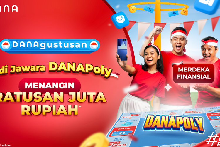 DANAPoly menawarkan sejumlah hadiah fantastis, mulai dari uang jutaan rupiah hingga flagship smartphone Samsung Galaxy Z Flip 7.
