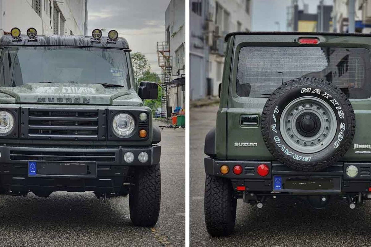 Modifikasi Suzuki Jimny berwajah Land Rover Defender