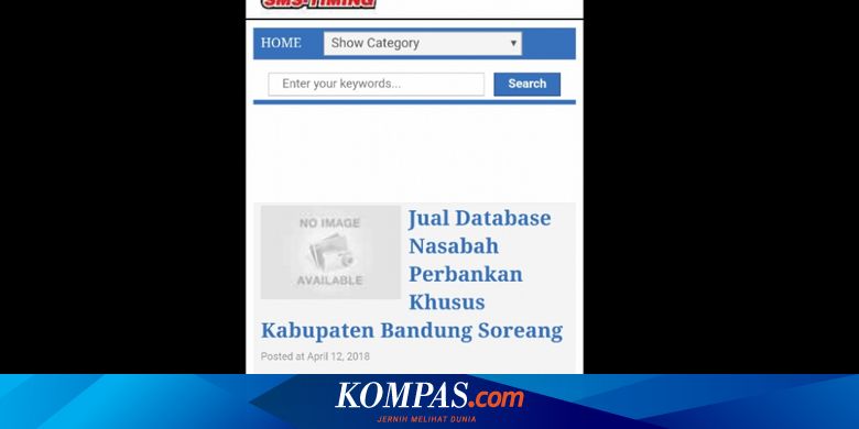 Cara mendapatkan database nasabah