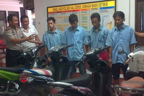 Di Jakarta, Tingkat Pencurian Roda Dua seperti 
